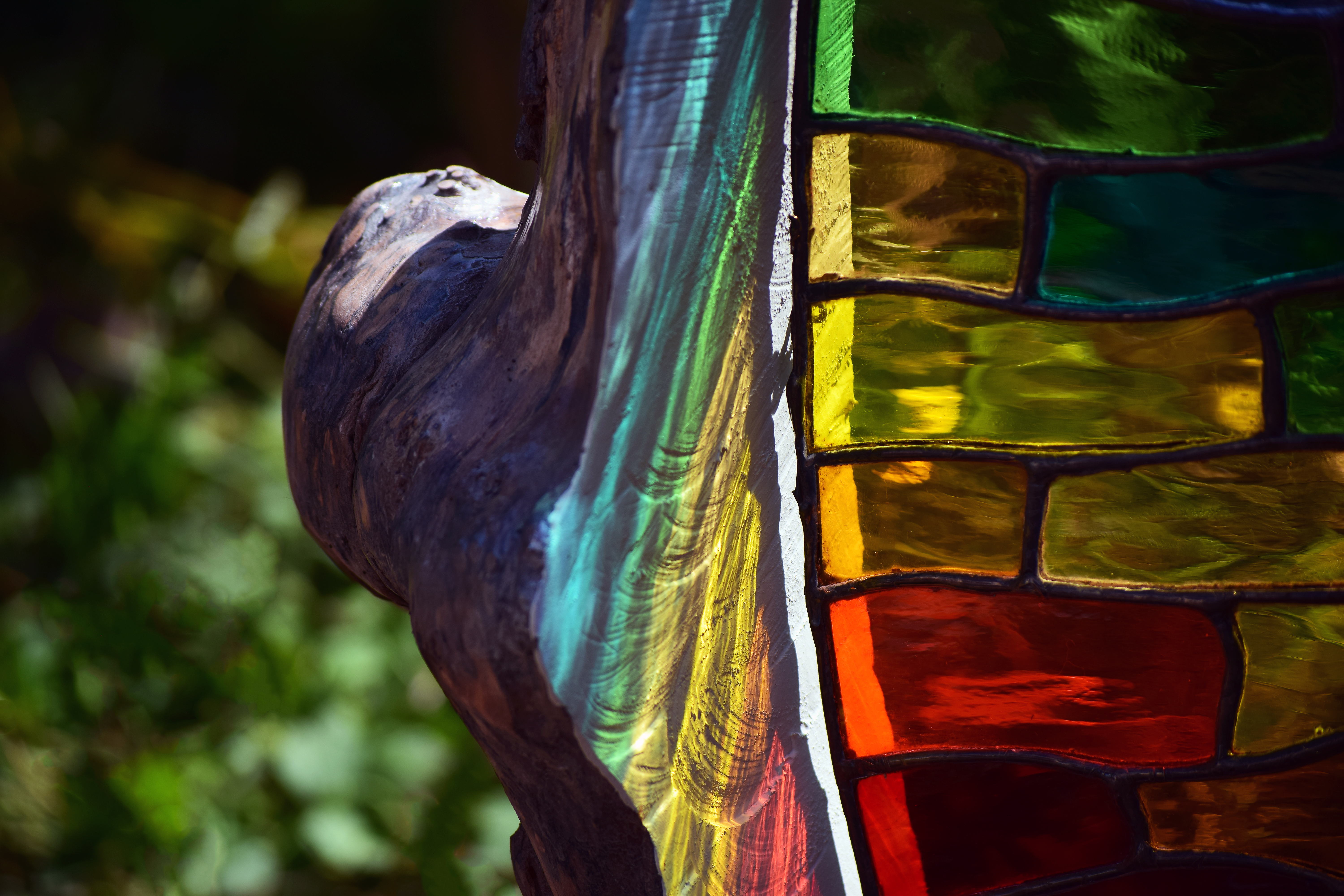 Stained Glass Obelisk